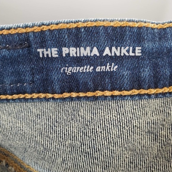 AG Adriano Goldschmied The Prima Ankle Cigarette Ankle Skinny Jeans Dark 24R - Picture 9 of 11